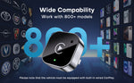 Apple CarPlay & Android Auto Wireless Dongle, Fast Auto-Connect, Compact Plug & Play for iPhone/Android, USB/USB-C, No Delay
