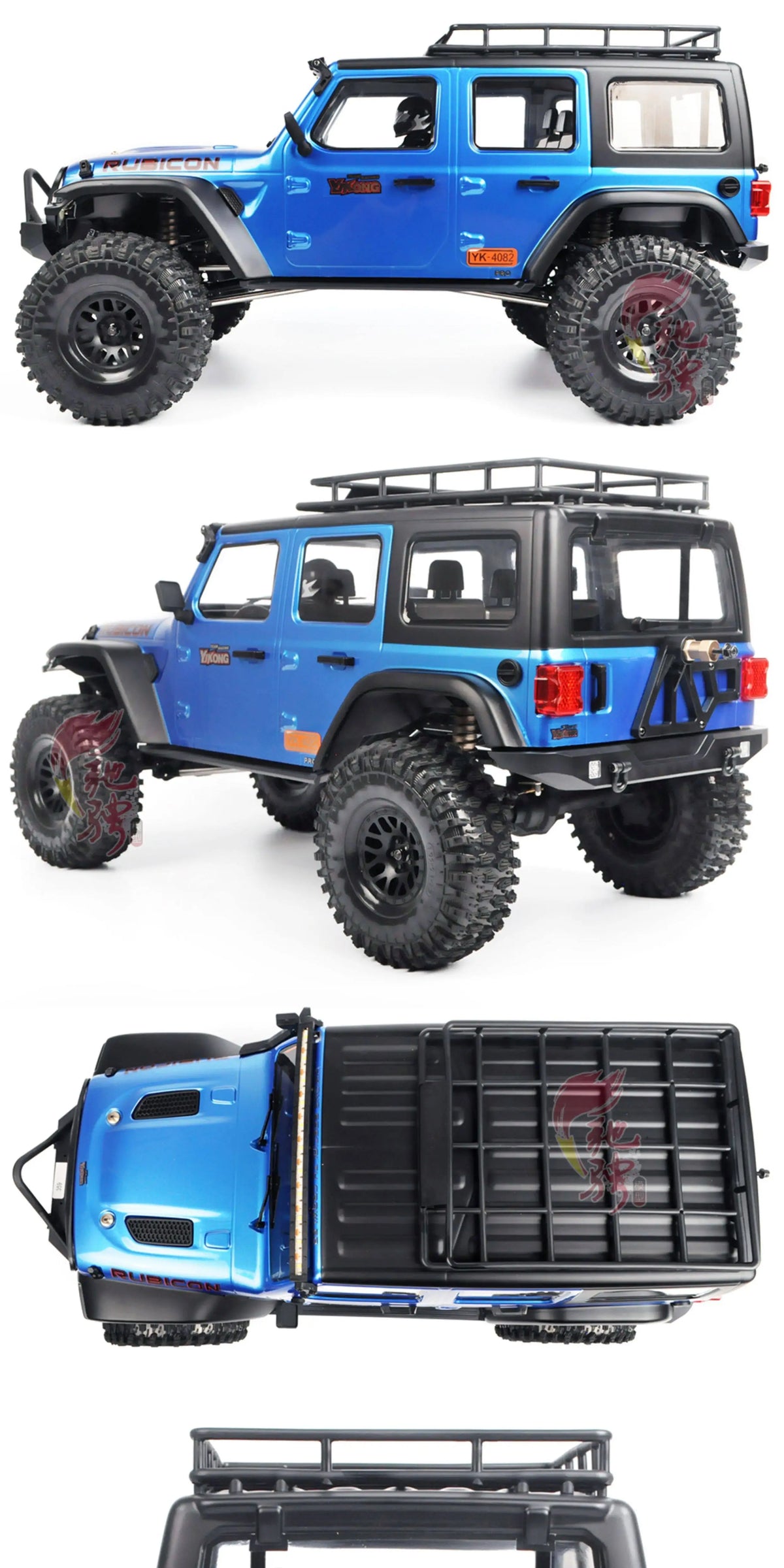 YIKONG YK4082 V3 Professional RC Remote Control Car Model 1:8 Climbing Car 4WD Differential Lock Shifting Off-Road Vehicle 4082
