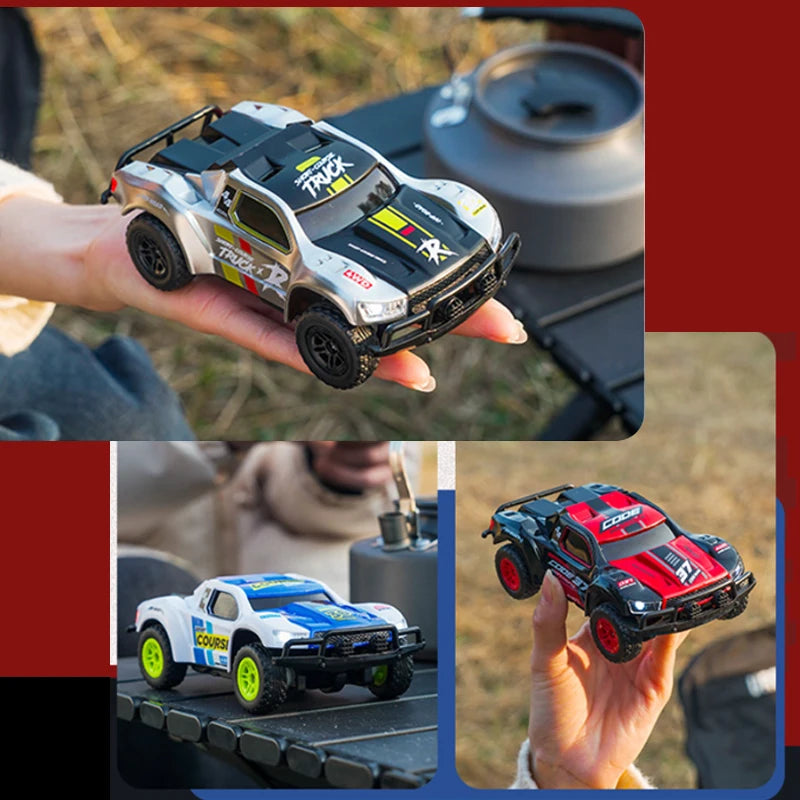 HBToys 1:36 DK3601-3 Rc Car Mini 4WD High Speed Short Truck High Speed Off Road Truck Competitive Racing Toy For Boys Gifts New