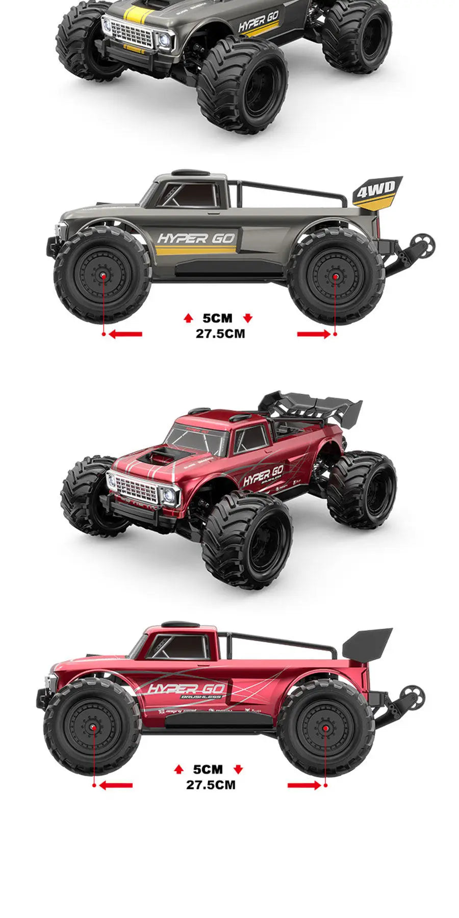 In Stock New MJX 1/10 Full Scale Brushless 10210 Four-Wheel Drive High-Speed Car Rc Remote Control Car Professional Racing Car