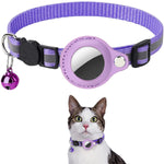 Reflective Breakaway Cat Collar with AirTag Holder