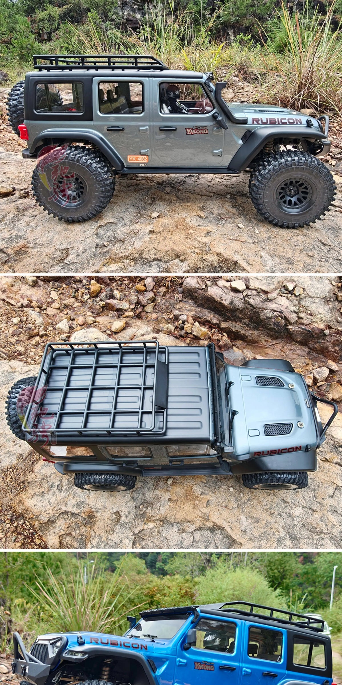 YIKONG YK4082 V3 Professional RC Remote Control Car Model 1:8 Climbing Car 4WD Differential Lock Shifting Off-Road Vehicle 4082