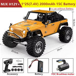 MJX Hyper Go H12Y+ 1/12 4WD RC Car Professional Off-Road Racing 12km/H Sensored Brushless Motor 2.4G Remote Control Cars Truck