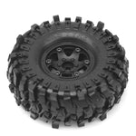 4PCS 118*45mm 1.9" Wheel Rims Tires Set for 1:10 RC Rock Crawler Car TRX4 Axial SCX10 90046 Redcat Gen8