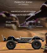 1/10 RC Car HB RTR R1011 Remote Control Vehicle 2.4G Full Proportional Rock Crawler LED Light 4WD Off-Road Climbing Truck Toys