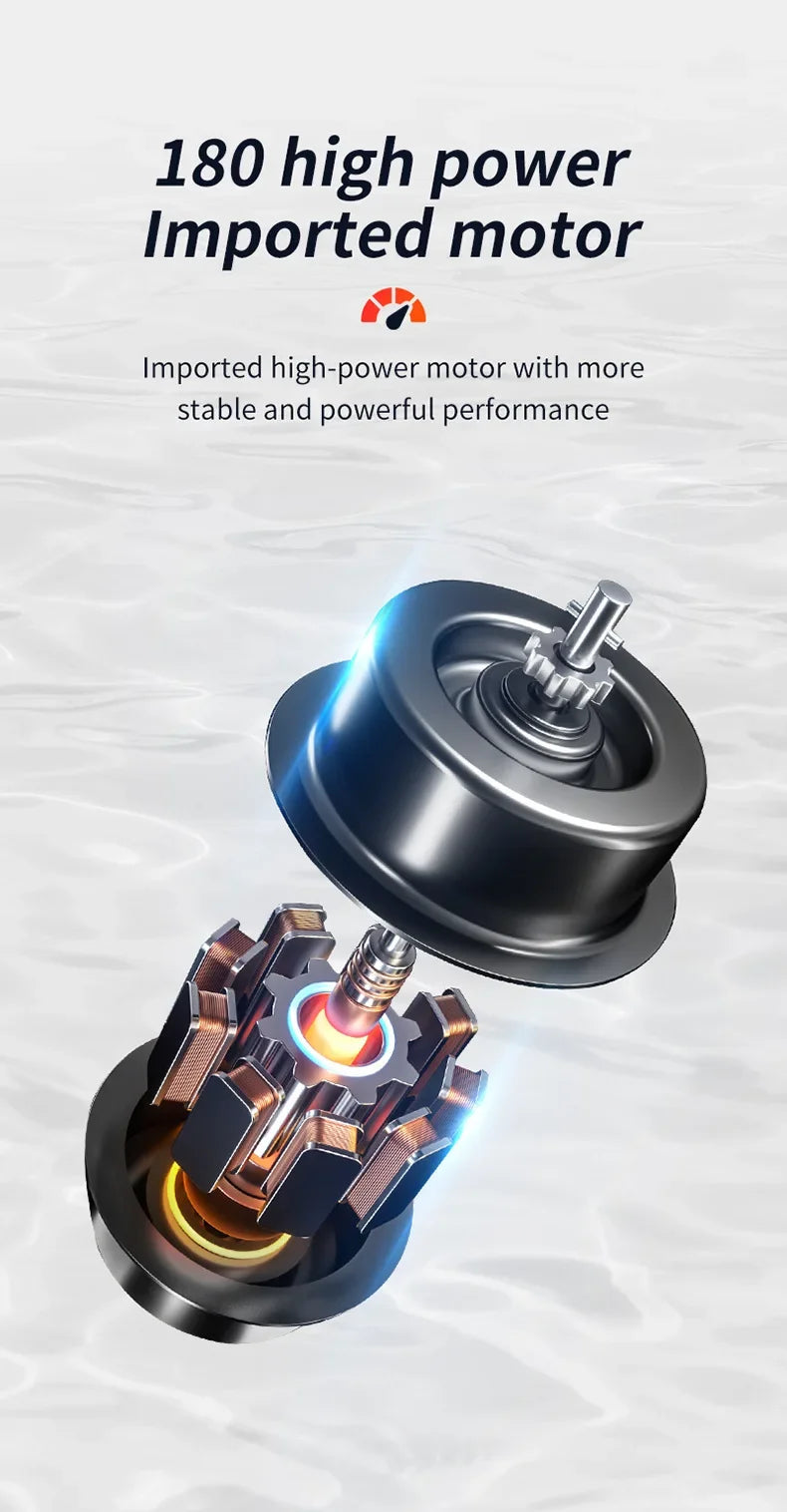 HJ812 2.4G 4CH RC Boat Waterproof 25km/H High Speed Electric Racing Speedboat with LED Light Outdoor Lakes Pools Toys for Kids