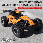 Latitude-25 4WD Remote Control Car 1:16 Scale - High Speed RC Drift Car with LED Lights, 2.4GHz All Terrain Off-Road Rock Crawler, Electric Toy Vehicle Gift for Boys and Kids