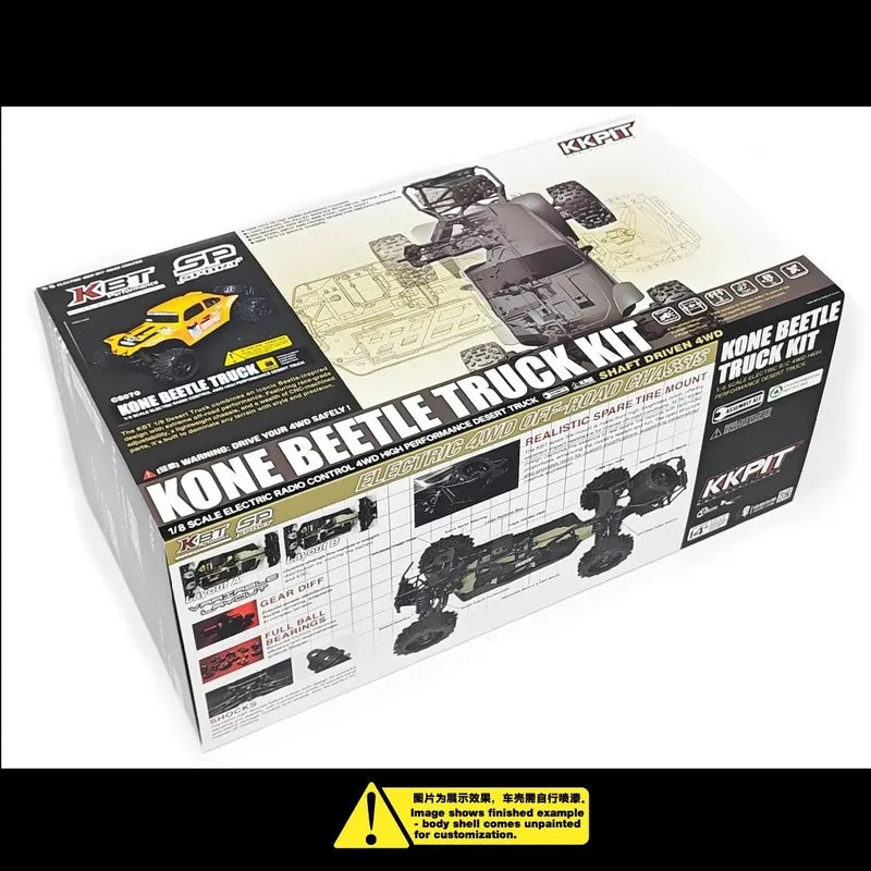 KKPIT KBT SP CS070 1/8 Scale Kone Beetle RC Desert Truck Electric 4WD Remote Control High Performance Off Road Model Car