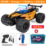 Latitude-25 4WD Remote Control Car 1:16 Scale - High Speed RC Drift Car with LED Lights, 2.4GHz All Terrain Off-Road Rock Crawler, Electric Toy Vehicle Gift for Boys and Kids