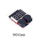 BX100 1-8S Lipo Battery Voltage Indicator Tester Low Voltage Buzzer Alarm 3.7V 7.4V for RC FPV Racing Drone RC Car DIY Parts