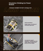 Range Rover FMS 1/10 FCX10 Camel Cup 4WD Edition Car Official Licensed Product Simulation Electric brushed Remote Control Climbing Off Road Vehicle