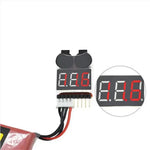 BX100 1-8S Lipo Battery Voltage Indicator Tester Low Voltage Buzzer Alarm 3.7V 7.4V for RC FPV Racing Drone RC Car DIY Parts