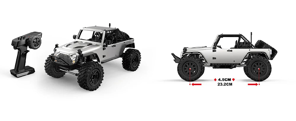 MJX Hyper Go H12Y+ 1/12 4WD RC Car Professional Off-Road Racing 12km/H Sensored Brushless Motor 2.4G Remote Control Cars Truck