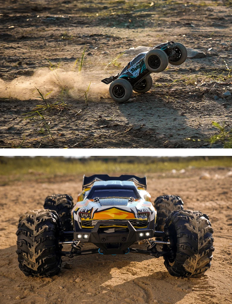 16102PRO Brushless 4WD RC Cars For Adults，1:16 Fast RC Cars With 70KM/H High-Speed Remote Control Car, All Terrain Off-Road Truc