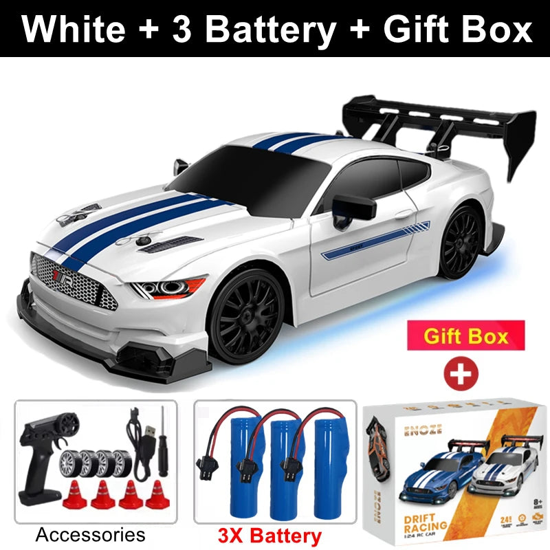 4WD RC Drift Car Remote Control GTRPRO AE86PRO Model 4x4 Racing RTR Radio Truck Vehicle Toy Gift for Boy Girl Children Kid Adult