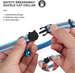 Reflective Breakaway Cat Collar with AirTag Holder