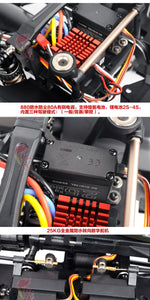 YIKONG YK4082 V3 Professional RC Remote Control Car Model 1:8 Climbing Car 4WD Differential Lock Shifting Off-Road Vehicle 4082
