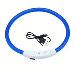 USB Rechargeable LED Safety Collar for Pets