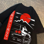JDM Racing Graphic Tee — Oversized 100% Cotton Unisex T-Shirt