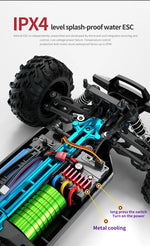 16102PRO Brushless 4WD RC Cars For Adults，1:16 Fast RC Cars With 70KM/H High-Speed Remote Control Car, All Terrain Off-Road Truc