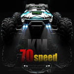 16102PRO Brushless 4WD RC Cars For Adults，1:16 Fast RC Cars With 70KM/H High-Speed Remote Control Car, All Terrain Off-Road Truc
