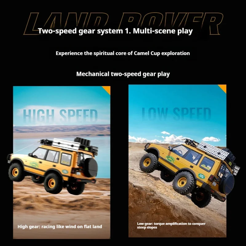 Range Rover FMS 1/10 FCX10 Camel Cup 4WD Edition Car Official Licensed Product Simulation Electric brushed Remote Control Climbing Off Road Vehicle