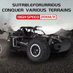 Latitude-25 4WD Remote Control Car 1:16 Scale - High Speed RC Drift Car with LED Lights, 2.4GHz All Terrain Off-Road Rock Crawler, Electric Toy Vehicle Gift for Boys and Kids