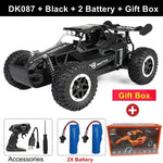 Latitude-25 4WD Remote Control Car 1:16 Scale - High Speed RC Drift Car with LED Lights, 2.4GHz All Terrain Off-Road Rock Crawler, Electric Toy Vehicle Gift for Boys and Kids