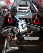 Huangbo Hot Selling 1:10 Remote Control Off Road Vehicle The Second Generation Upgraded Full Scale Climbing Vehicle Remote Car