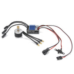 NEEBRC 2322 2600KV Brushless Motor AM32 45A ESC 21g Servo 7CH Transmitter 6 Pin Receiver for 1/12 RC Car Crawler MN99S MN78 MN82