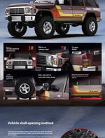 Ralaro Tk07 1/7 Remote Control Electric 4wd Drive Climbing Double-Speed Differential Lock Climbing Off-Road Vehicle Rc Model Car