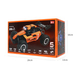 Latitude-25 4WD Remote Control Car 1:16 Scale - High Speed RC Drift Car with LED Lights, 2.4GHz All Terrain Off-Road Rock Crawler, Electric Toy Vehicle Gift for Boys and Kids