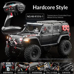 1/10 RC Car HB RTR R1011 Remote Control Vehicle 2.4G Full Proportional Rock Crawler LED Light 4WD Off-Road Climbing Truck Toys