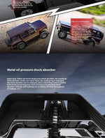Ralaro Tk07 1/7 Remote Control Electric 4wd Drive Climbing Double-Speed Differential Lock Climbing Off-Road Vehicle Rc Model Car