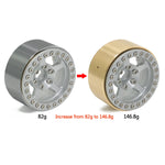 95g/PCS Brass Weights Beadlock Ring Fits 1.9 Inch Wheel Rims for RC Rigs Crawler SCX10 Pro Capra TRX4 VS4-10 Element Enduro TF2