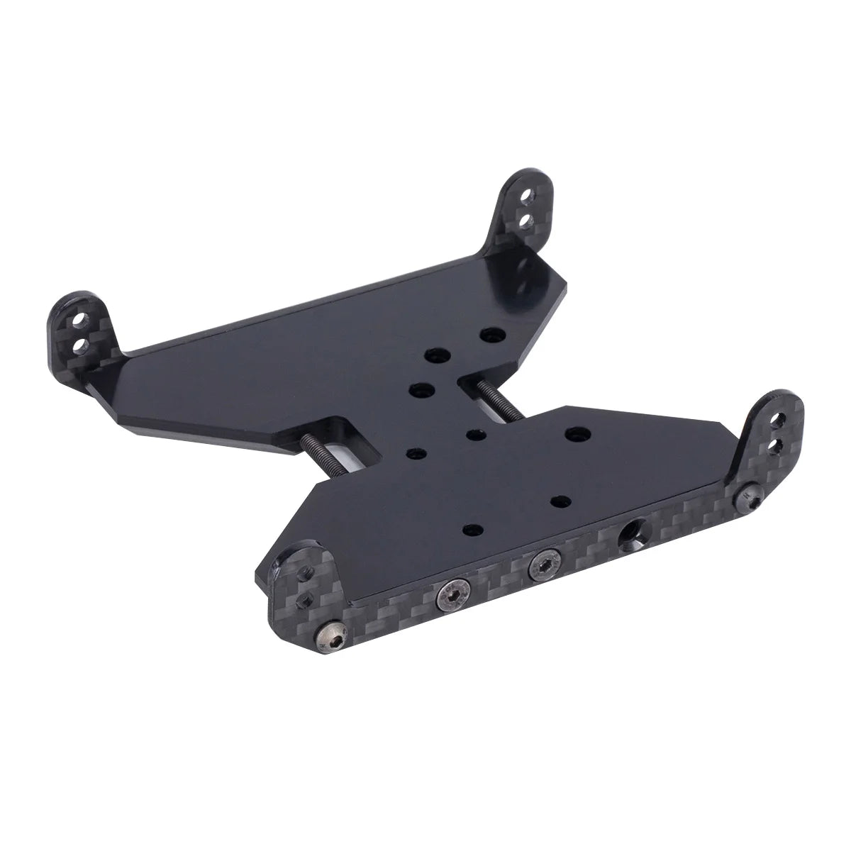 Carbon Fiber Chassis Skid Plate Transmission Plate for 1/10 RC Crawler Car Axial SCX10 Capra 1.9 UTB F9 AXI03004 Upgrade Parts