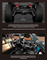 Huangbo Hot Selling 1:10 Remote Control Off Road Vehicle The Second Generation Upgraded Full Scale Climbing Vehicle Remote Car