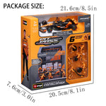 Bburago 1:43 F1 Red Bull Racing RB20 2024 #1 Verstappen #11 Perez DIY Pit House Alloy Car Die Cast Model Toy Collectible SF24