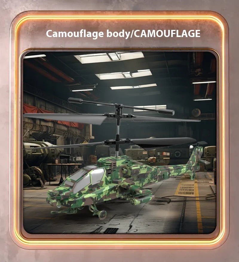 2.4G RC Helicopter Altitude Hold LED Lights Rechargeable Crash-Proof Simulation Aircraft Model Kids Beginner Toy Gift