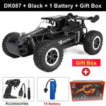 Latitude-25 4WD Remote Control Car 1:16 Scale - High Speed RC Drift Car with LED Lights, 2.4GHz All Terrain Off-Road Rock Crawler, Electric Toy Vehicle Gift for Boys and Kids