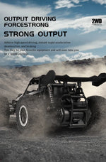 Latitude-25 4WD Remote Control Car 1:16 Scale - High Speed RC Drift Car with LED Lights, 2.4GHz All Terrain Off-Road Rock Crawler, Electric Toy Vehicle Gift for Boys and Kids