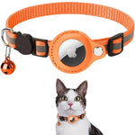 Reflective Breakaway Cat Collar with AirTag Holder