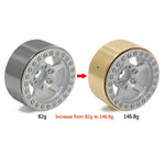 95g/PCS Brass Weights Beadlock Ring Fits 1.9 Inch Wheel Rims for RC Rigs Crawler SCX10 Pro Capra TRX4 VS4-10 Element Enduro TF2