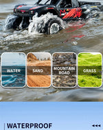 JJRC Q156 4WD 2.4G Amphibious Off-road Climbing RC Flip Stunt Car Racing All-terrain Waterproof Children's RC Toys Gifts