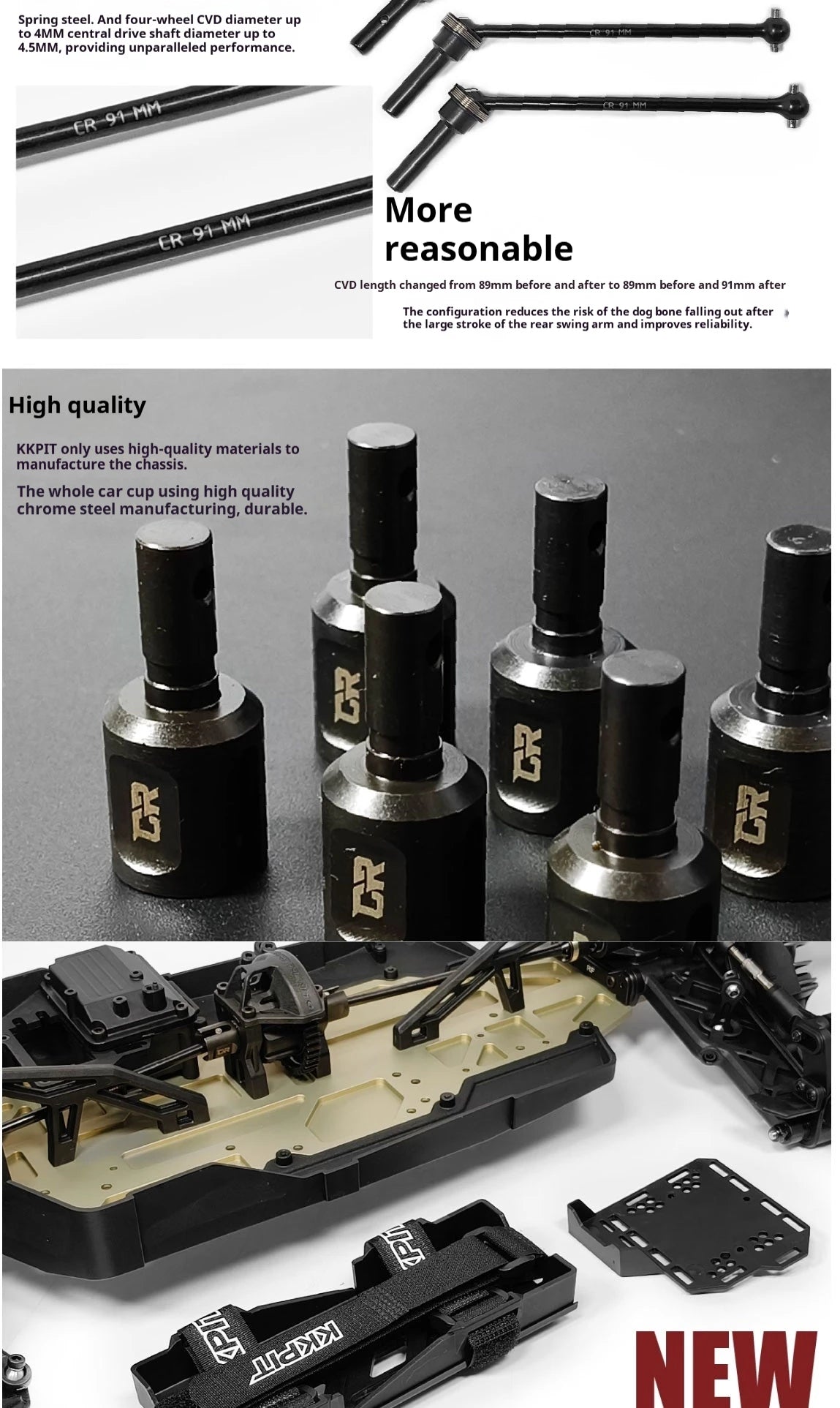 KKPIT KBT SP CS070 1/8 Scale Kone Beetle RC Desert Truck Electric 4WD Remote Control High Performance Off Road Model Car