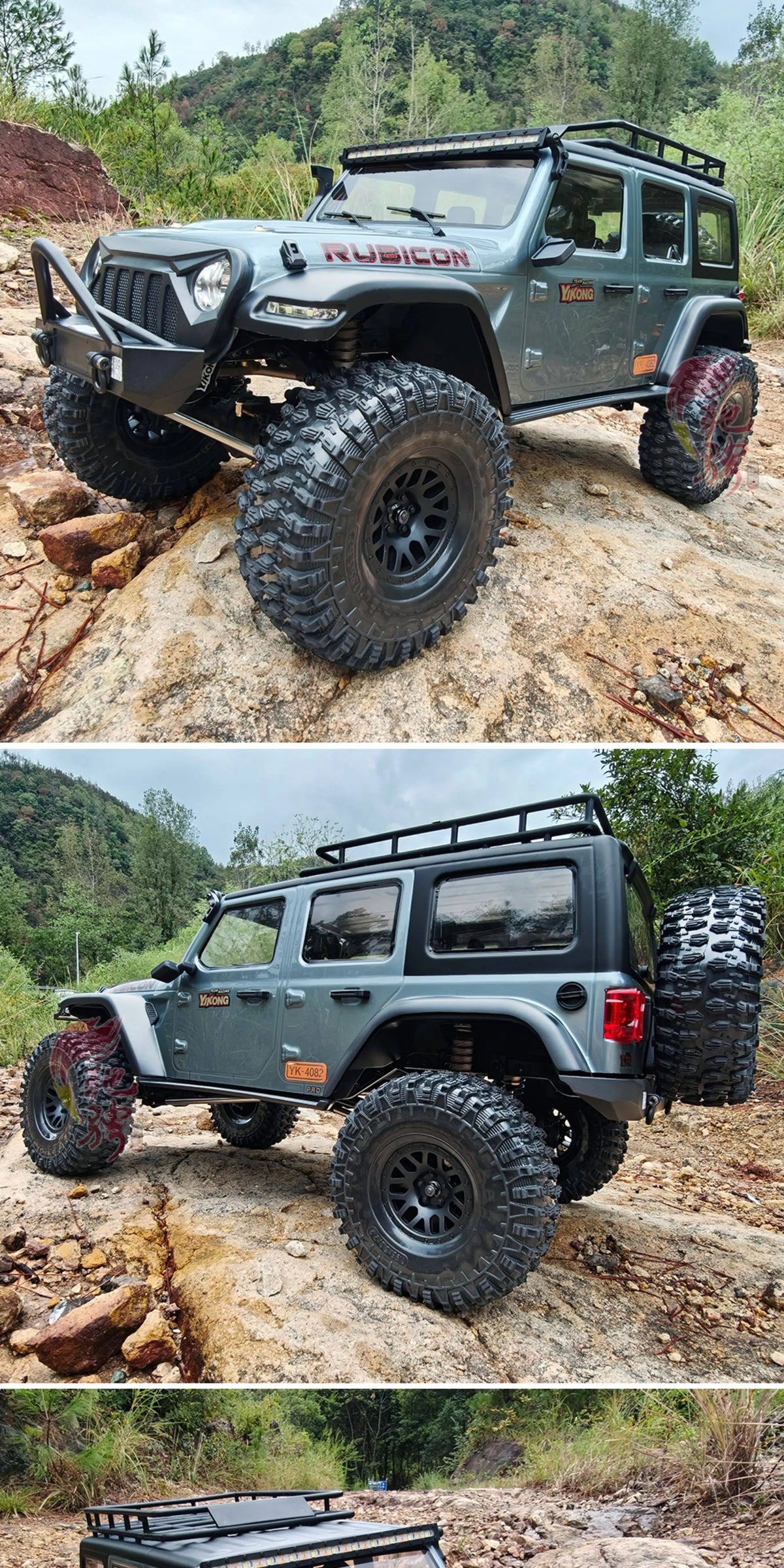 YIKONG YK4082 V3 Professional RC Remote Control Car Model 1:8 Climbing Car 4WD Differential Lock Shifting Off-Road Vehicle 4082