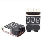 BX100 1-8S Lipo Battery Voltage Indicator Tester Low Voltage Buzzer Alarm 3.7V 7.4V for RC FPV Racing Drone RC Car DIY Parts