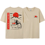 JDM Racing Graphic Tee — Oversized 100% Cotton Unisex T-Shirt