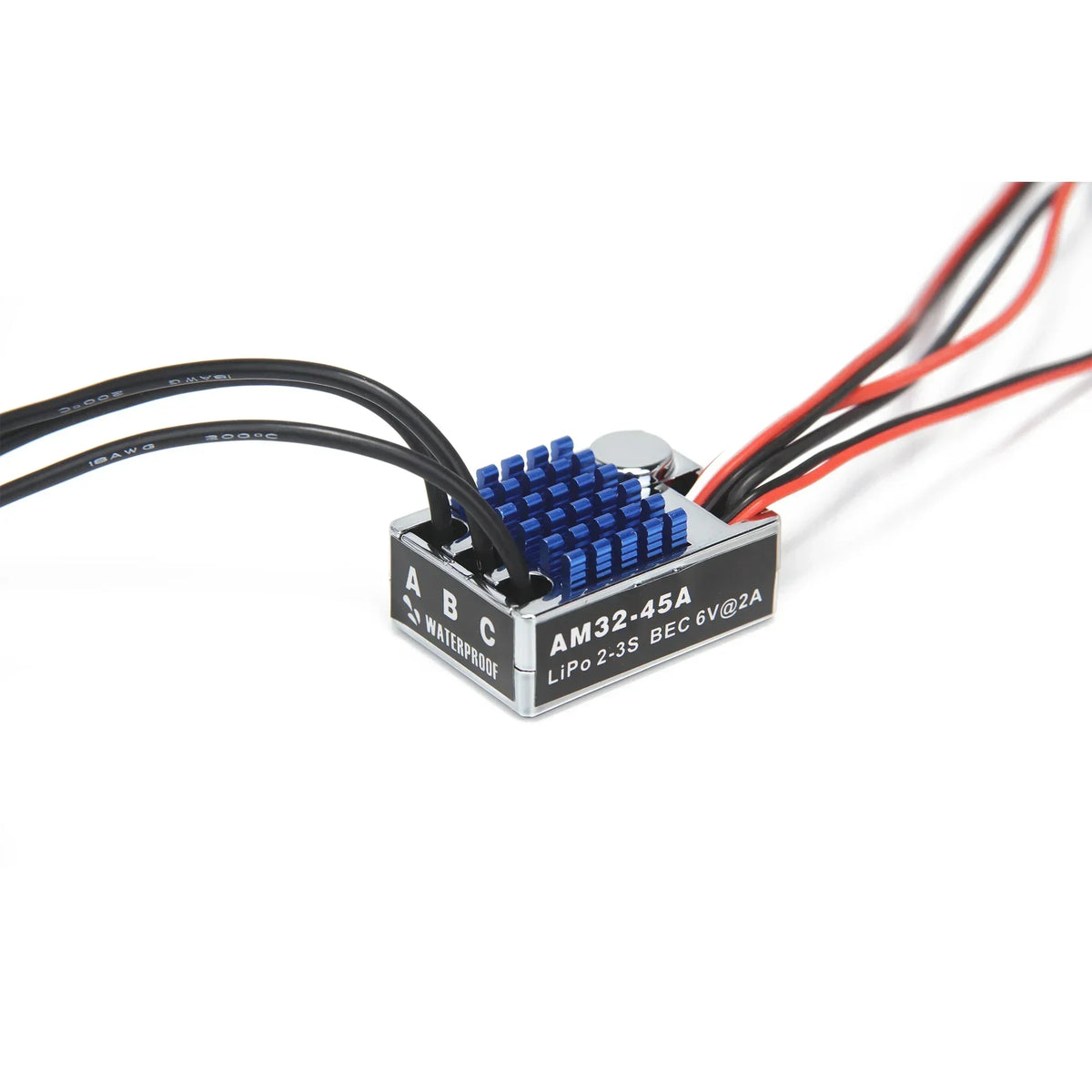 NEEBRC 2322 2600KV Brushless Motor AM32 45A ESC 21g Servo 7CH Transmitter 6 Pin Receiver for 1/12 RC Car Crawler MN99S MN78 MN82