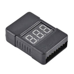 BX100 1-8S Lipo Battery Voltage Indicator Tester Low Voltage Buzzer Alarm 3.7V 7.4V for RC FPV Racing Drone RC Car DIY Parts